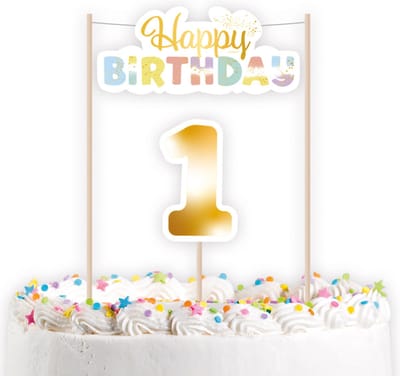 Amscan - Happy Birthday 1 - taarttopper