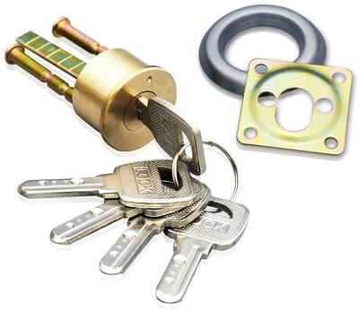 Dailygoods- Deurcilinder Antidiefstal - Messing Slot - 6 Sleutels - Duurzaam - Beveiligingsdeur - Ideaal voor Woning en Kantoor