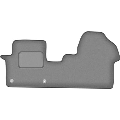 Wielganizator WLG-CARLUX-GRAFIET Serie - Voorste Autovloermatten - Opel Vivaro C - Grafiet - Precieze Pasvorm