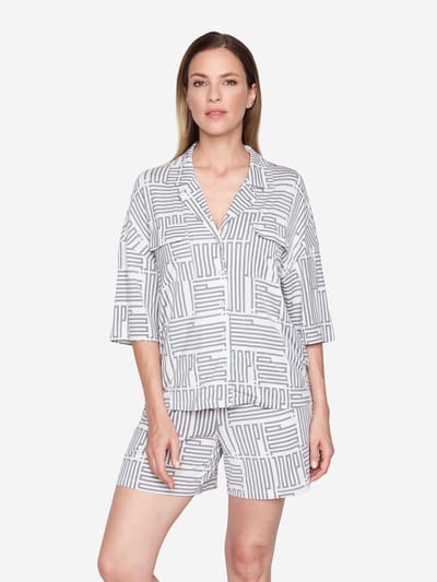 Joop! Pyjamaoberteil Modern Deco