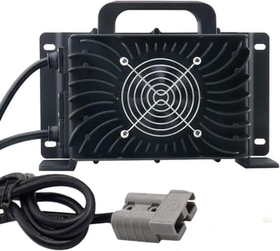 Acculader - Batterijlader - Voertuigen Opladen - Waterdicht IP67 - 36V 25A - Zilver
