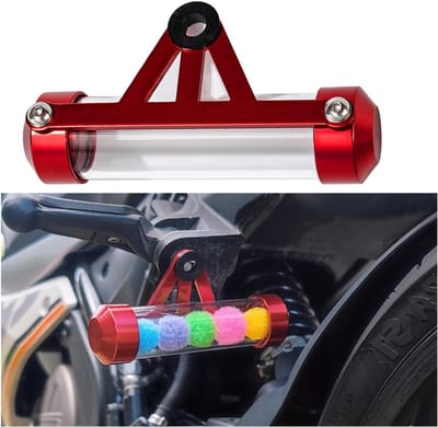 Universele Motorsteun voor Stuur met Schijfhouder - Veilig en Praktisch voor Motor, Scooter en Quad (Rood)