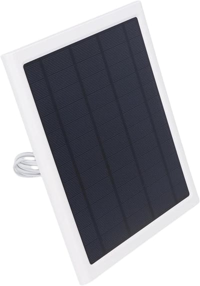 Zonnepaneeloplader - Zonnecel oplader - Camera opladen - IP66 waterdicht - 6W - Zwart