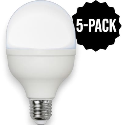 5-Pack | Staaflamp - E27 - 20W - Daglicht - 6000K - Opaal