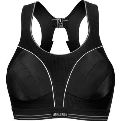 Shock Absorber   - 75E - Ultimate Run Sportbeha Dames Zwart/Zilver