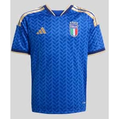 Adidas Italy Truien/Replica's Kinder - Blauw - Maat 159 - 164 CM - Poly Jersey
