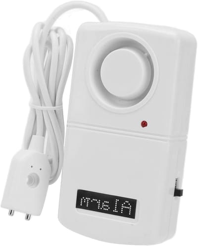 Watermelder Alarm - Lekdetector - Waterschade Voorkomen - 110 dB Geluid - 1 Stuk - Wit
