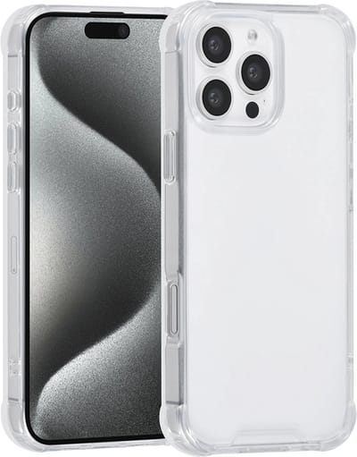 TUNIQ iPhone 16 Pro Max Backcover hoesje - Transparant - Antishock