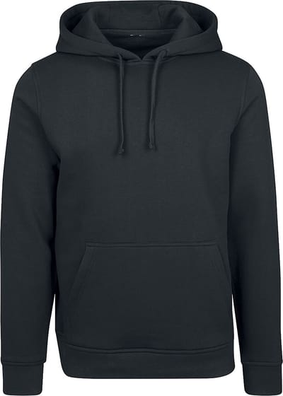 Build Your Brand Basic Hoody Heren Trui met capuchon - zwart - 4XL