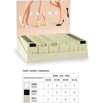Onzichtbare damessokken Falke Step Medium Cut Box