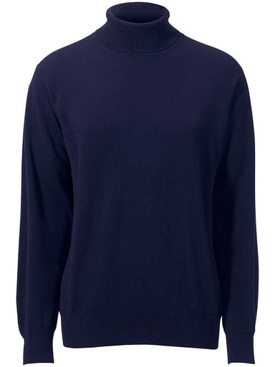 Trui 100% premium-kasjmier Van Peter Hahn blauw