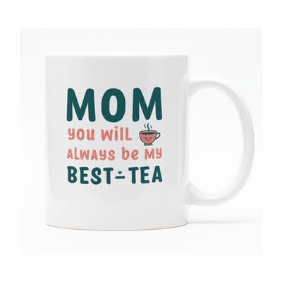 Lieve Moeder Cadeau Mok – “Mom You Will Always Be My Best-Tea” Keramische Koffiebeker – Perfect Voor Moederdag, Verjaardag & Bedankje