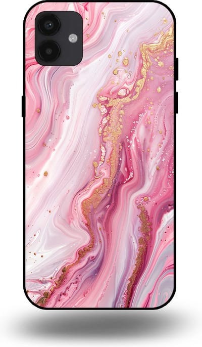 Smartphonica Telefoonhoesje geschikt voor Samsung Galaxy A04 met marmer opdruk - TPU backcover case marble design - Roze geschikt voor Samsung Galaxy A04