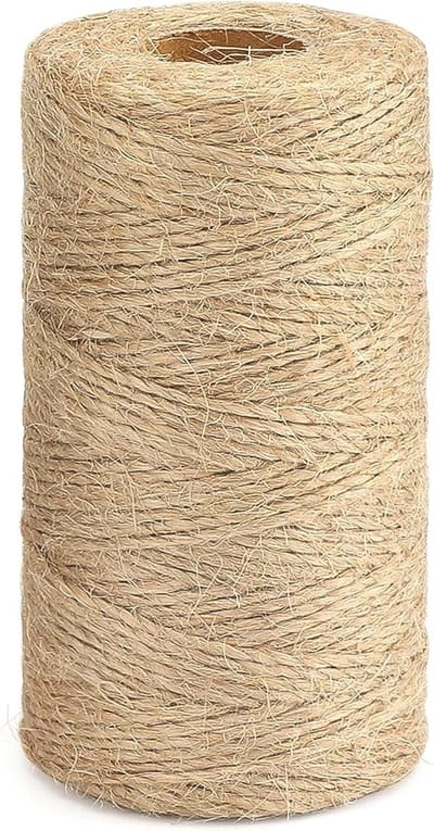 Jute koord 1,5 mm - 100 meter lang - Tuin en knutselkoord - Decoratief voor knutselen en tuinieren.