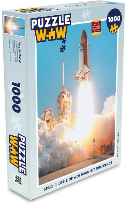 Puzzel Space shuttle op weg naar het onbekende - Legpuzzel - Puzzel 1000 stukjes volwassenen
