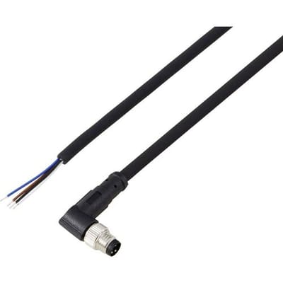 TRU COMPONENTS TC-13751860 Aansluitkabel M8 x 1 Aantal polen (sensoren): 4 Stekker, haaks 2 m 1 stuk(s)