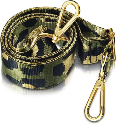 Verstelbare Schouderband met Luipaardprint voor Dames, Vervangende Tasband van Polyester, Geschikt voor Diverse Tassen en Stijlvolle Accessoires