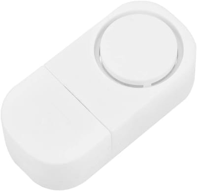 Draadloos Alarmsysteem - Magnetische Sensor - Huisbeveiliging Inbraak - Luid Sirene Geluid - 12x9x3 cm - Wit