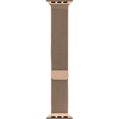 BlueBuilt Milanees Bandje Goud voor Apple Watch 40/41/42 mm