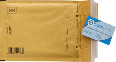 Specipack® Luchtkussen enveloppen Bruin C13 - Bubbelenveloppen 150 x 215 mm A5 - Doos met 100 enveloppen