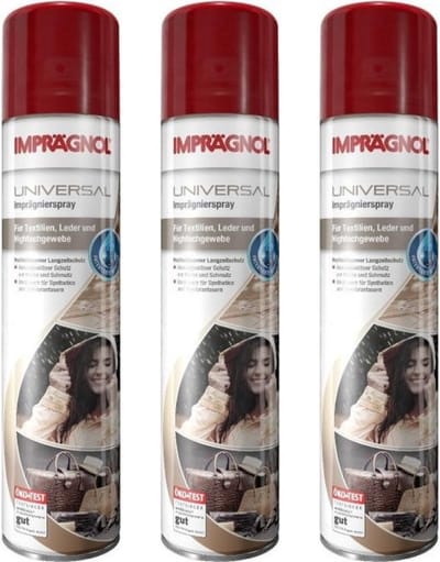 Imprägnol Universal impregneermiddel - Waterafstotende spray - Schoenen en Jas - 3 x 400ml
