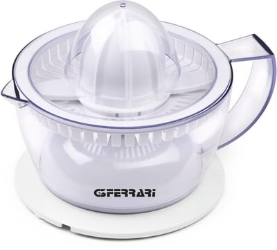 G3 Ferrari Citrus G20033 – Citruspers 40W – 500 ml Kan – 2 Cones Groot & Klein – Automatische Rotatie met Dubbele Draairichting – Met Deksel