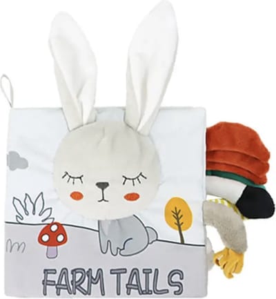 KimDo - Zachte baby Boek - Boerderij dieren - 3D - Boeken - Kinder - Speelgoed - Peuter - Kraamcadeau jongen meisje