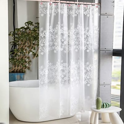 Dailygoods - Waterdicht Douchegordijn met Bloemmotief - Extra Breed en Schimmelbestendig