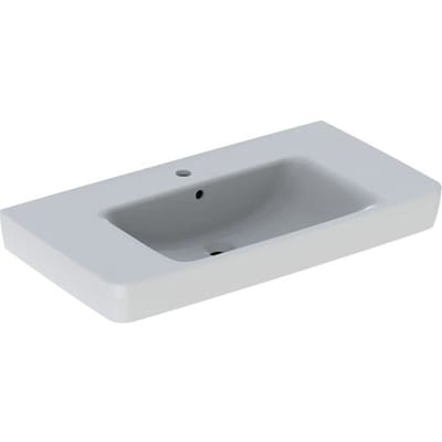 Geberit Renova Plan washbasin 90 cm with shelf, center tap hole and overflow 501.702.00.1
