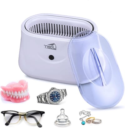 Ultrasone Reiniger - Schoonmaakapparaat - Sieraden Reinigen - 360 Graden Reiniging - 650 ml - Wit