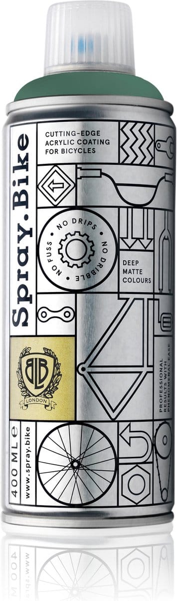 Spray.Bike Vintage Collection - Spuitbus Fiets Verf - 400ml - Elswick grijzig groen
