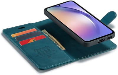 CaseMania Bookcase hoesje geschikt voor Google Pixel 8 - Effen Groen - Kunstleer - 2-in-1 Magnetisch Uitneembaar Design