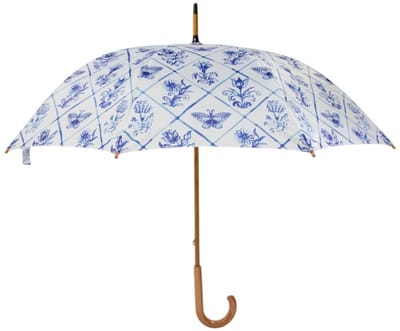 Paraplu Delfts blauw 105cm