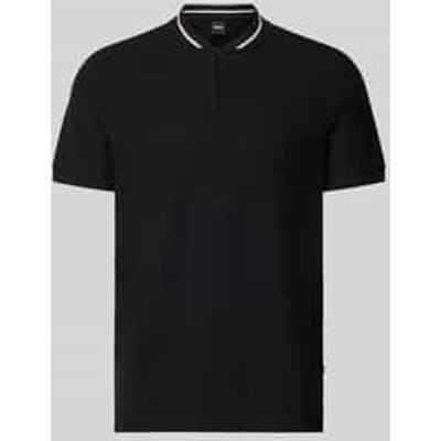 BOSS Pratt regular fit heren polo - pique - zwart