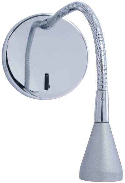 Leds C4 Luz De Lectura "BOEK" - wandlamp - Leeslampje - 1x LED CREE - 1W - Chrome