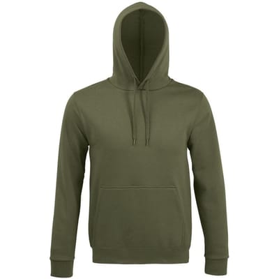 SOLS Snake Unisex Hooded Sweatshirt / Hoodie (Donkergroen)