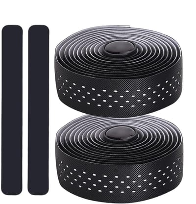 Fietsstuurband - Antislip bandage - Comfortabel fietsen - Trillingsabsorptie - 21.5 cm - Wit