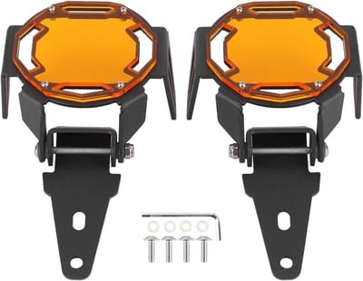 Mistlamp Beschermer voor Motorfiets R1200GS/R1250GS Adventure - Oranje - Beschermhoes voor LED Lamp - Guard Fit - Motocycle Accessoire
