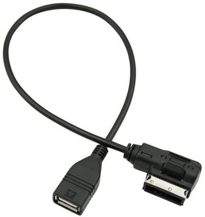 Qiilu USB Music Interface AMI MMI AUX Kabel Adapter voor Audi A3 A4 A5 A6 A7 Q5 Q7 R8