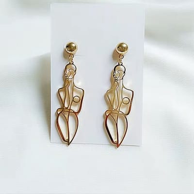Lichaam oorbellen | goud gekleurd