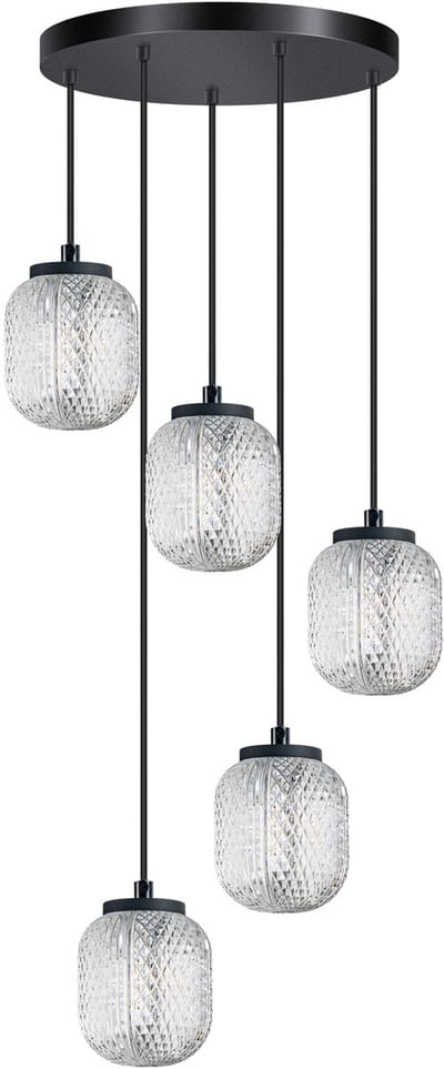 ETH Kristel Hanglamp round 5x G9