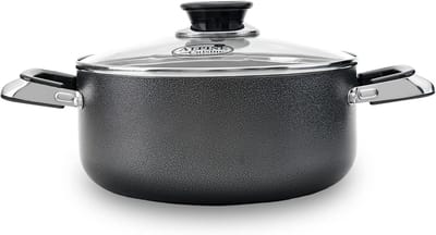 Stevige Aluminium Pan met Antiaanbaklaag voor Koken en Bakken - 4 Liter Inhoud