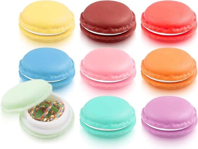 Mini Opbergdozen Set van 9 Stuks, Schattige Sieradenbox, Draagbare Cosmetica Tas voor Het Opbergen van Parels, Snoep, Oorbellen en Kettingen in Diverse Kleuren