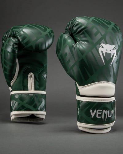 Venum Contender 1.5 XT Kids Bokshandschoenen Forest Green / Off White - 4 OZ