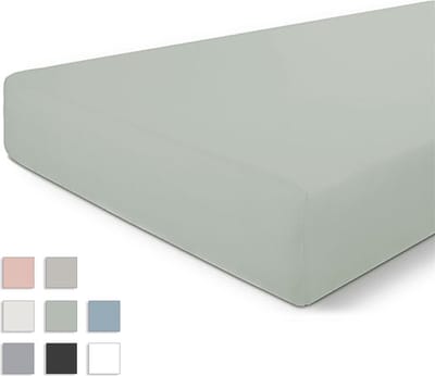 Byrklund Jersey Hoeslaken - Hoeslaken 80x200 - 100% Katoen - Grijsgroen