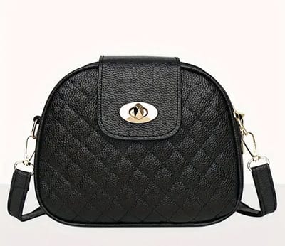 N3 Collecties Kleine Zwarte PU Leer Clutch Handtas Vrouwen Lederen Schoudertas