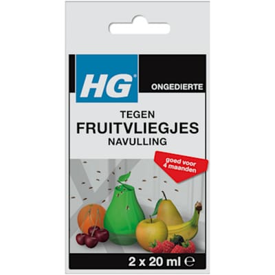 Fruitvliegjesval HG HGX navulling 2x20ml