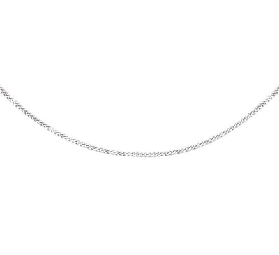 YO&NO - Ketting - Zilver - Gourmet - 1,6 mm -  41 + 4 cm - Zilver 925
