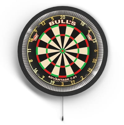 Bull's Lumo 2 - Dartbord Verlichting & Surround - 360° LED Verlichting - 96 LEDs - Muurbeveiliging - Darten