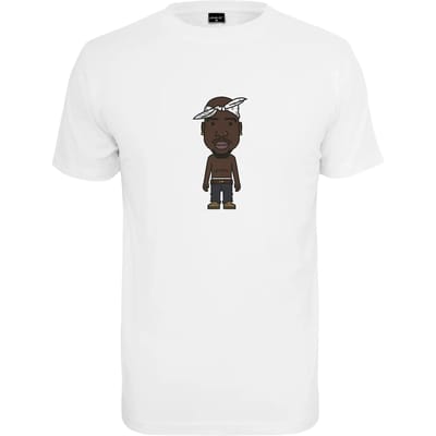 Mister Tee - LA Sketch Heren T-shirt - L - Wit